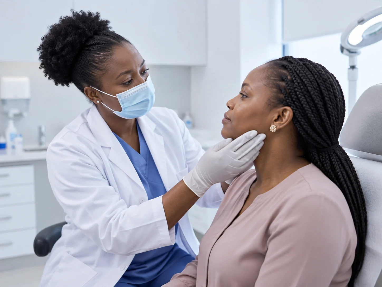 Dermatology consultation and skin assessment at Case Clinic