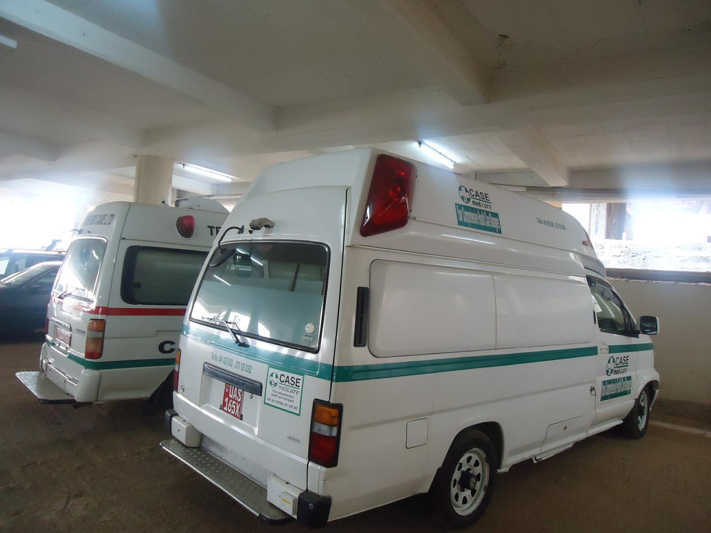 Case MedCare ambulance vehicles