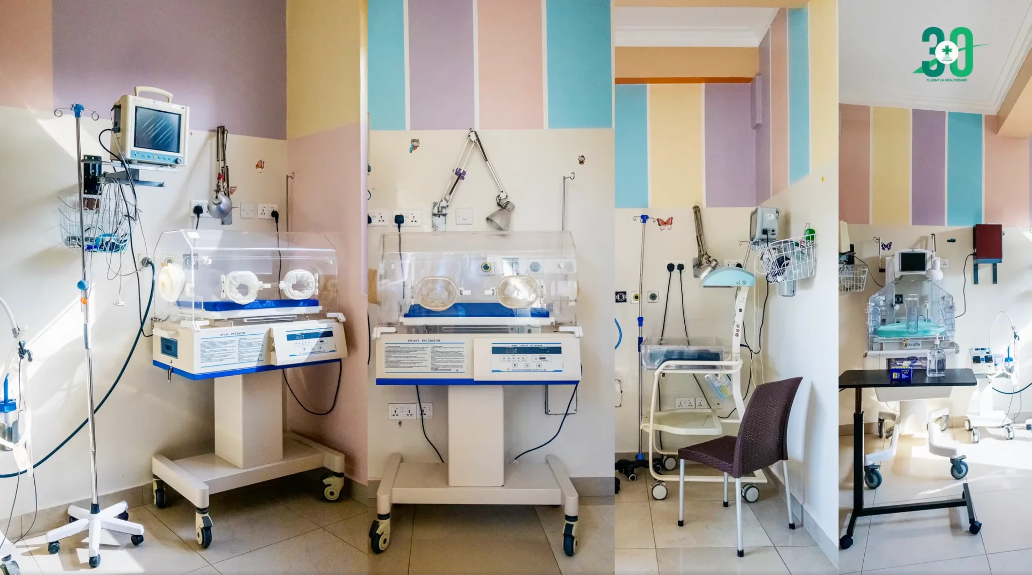 Neonatal and newborn care area at Case Hospital