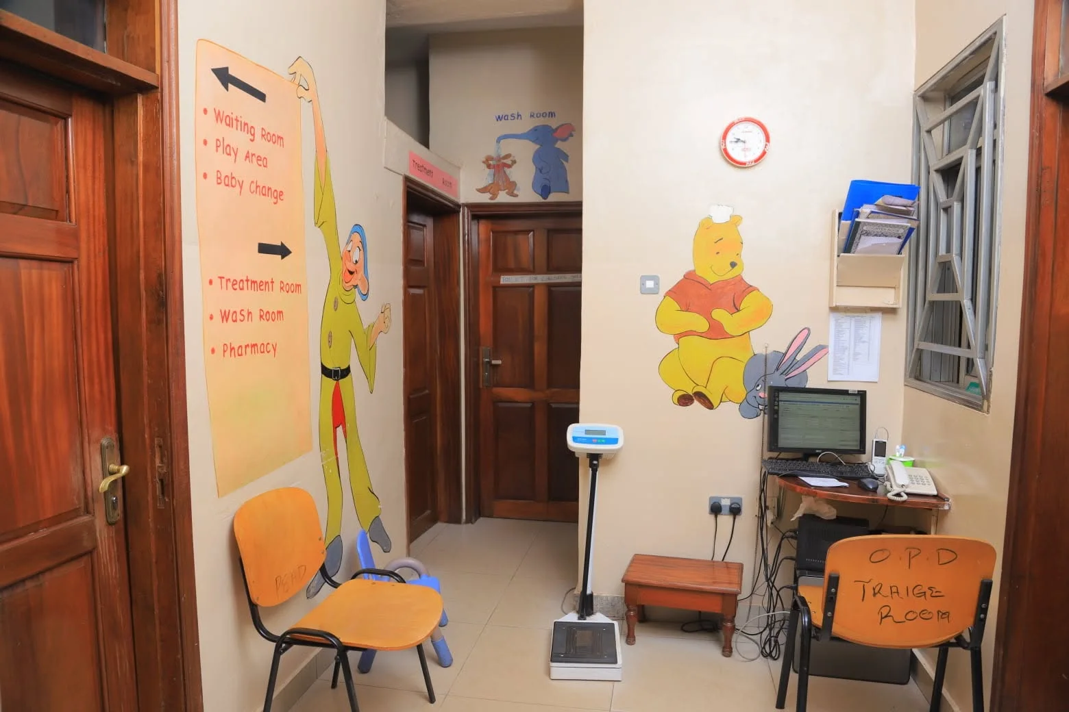Paediatric clinic at Case Hospital