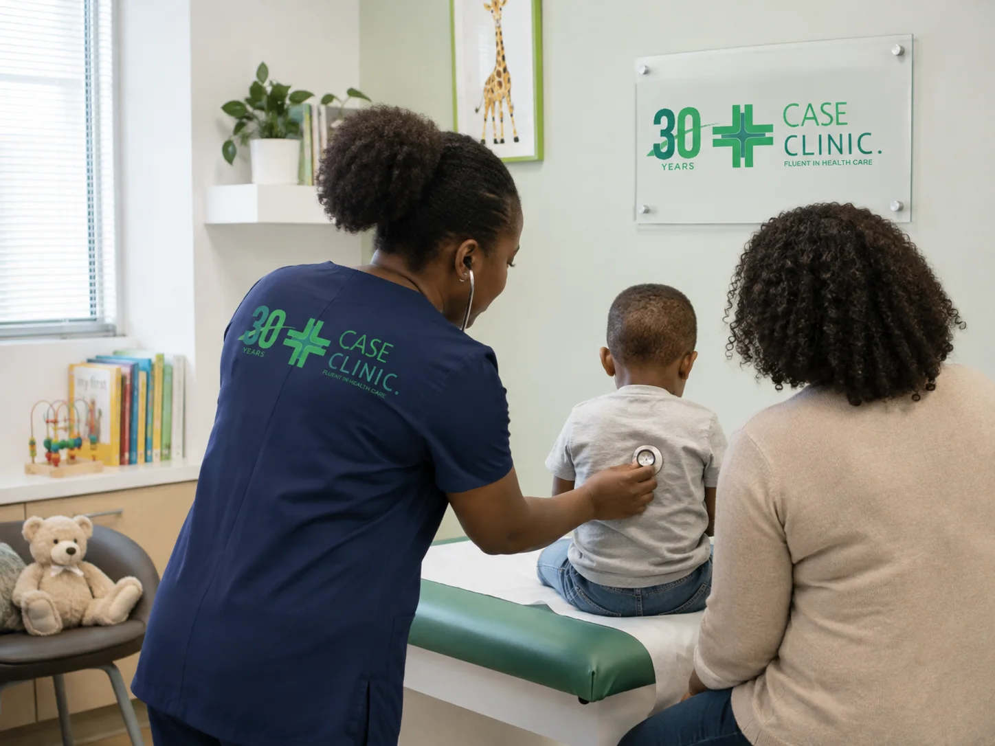 Child wellness check at Case Clinic