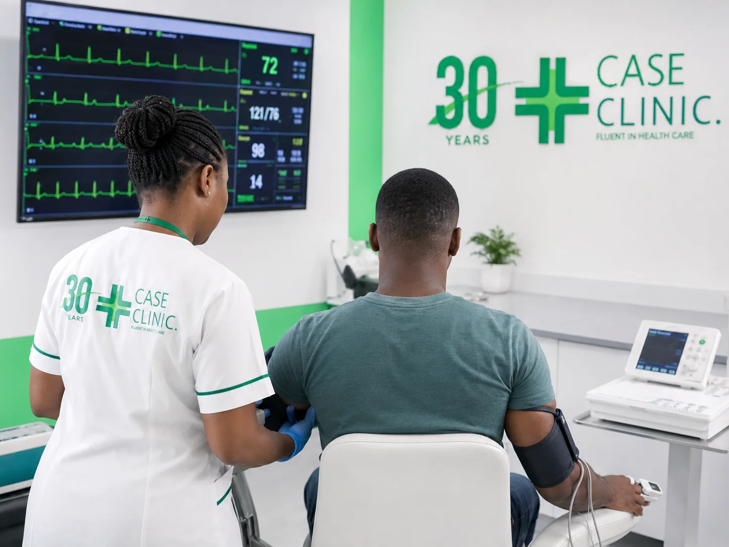 Heart health screening at Case Clinic